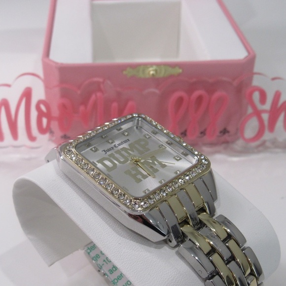SOLD Juicy Couture Dump Him Gold and Silver Women's Watch - Picture 3 of 5